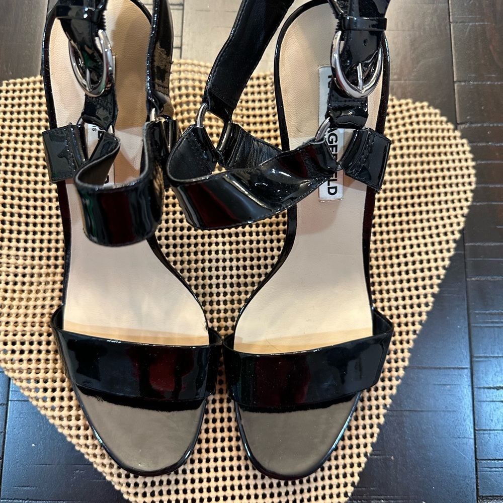 Two pair of Karl Lagerfeld women’s shoes